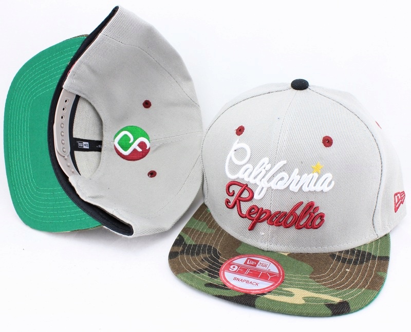 California Republic Snapback Hat #26